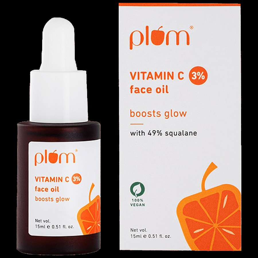 Plum 3% Vitamin C Face Oil - With 49% Squalane