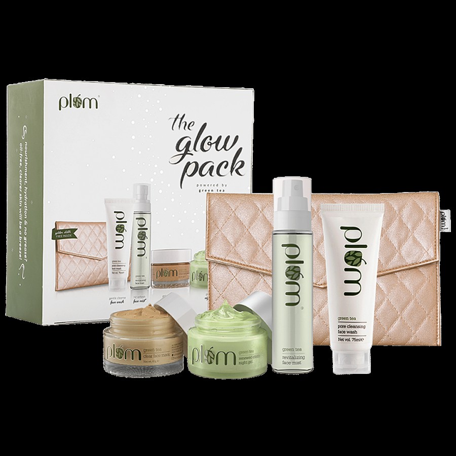 Plum Green Tea Glow Pack Gift Set - Face Wash