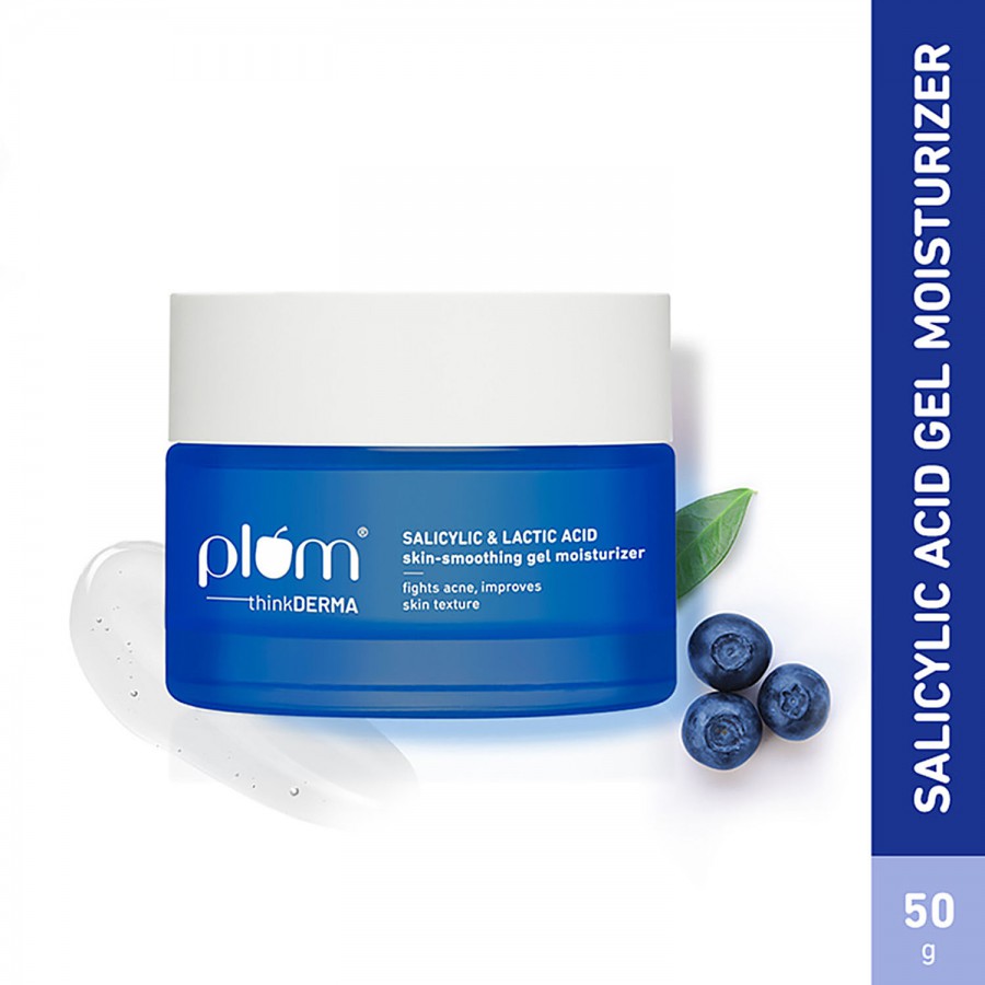 Plum Salicylic & Lactic Acid Skin-Smoothing Gel Moisturizer