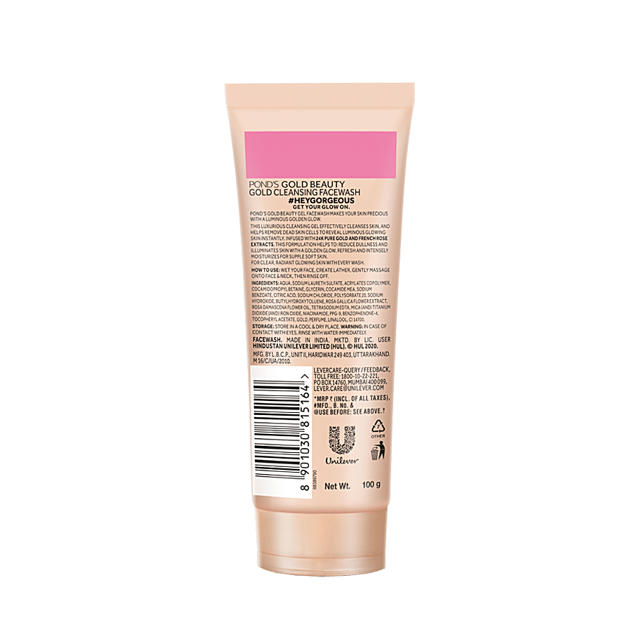 Ponds Gold Beauty - Cleansing Face Wash