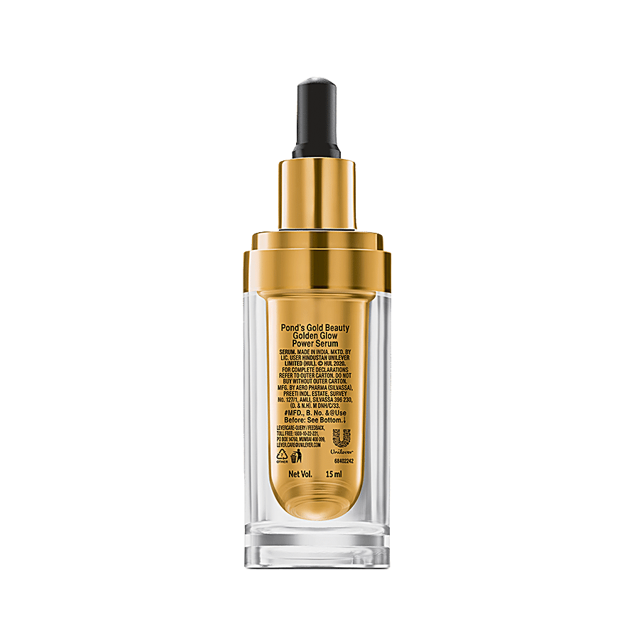 Ponds Golden Glow Booster Power Serum - Non-Greasy & Lightweight