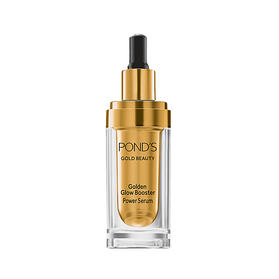 Ponds Golden Glow Booster Power Serum - Non-Greasy & Lightweight