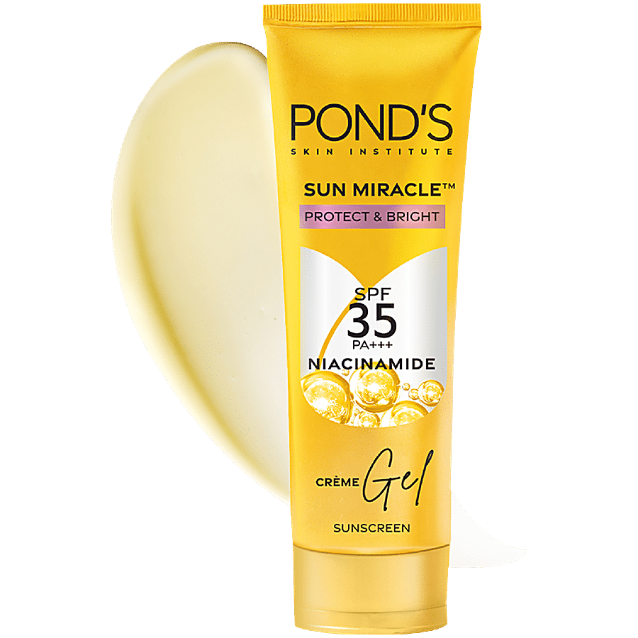 Ponds Sun Miracle SPF 35 PA+++ Sunscreen Creme Gel - With Niacinamide