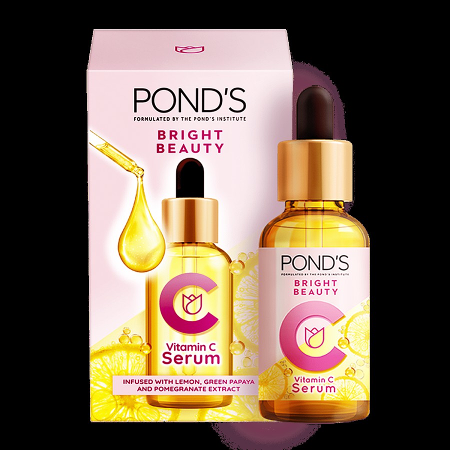 Ponds Bright Beauty Vitamin C Serum - Infused with Lemon