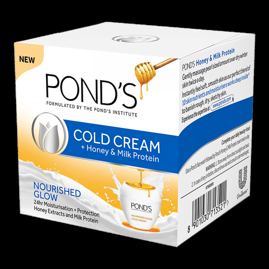 Ponds Cold Cream + Honey & Milk Protein