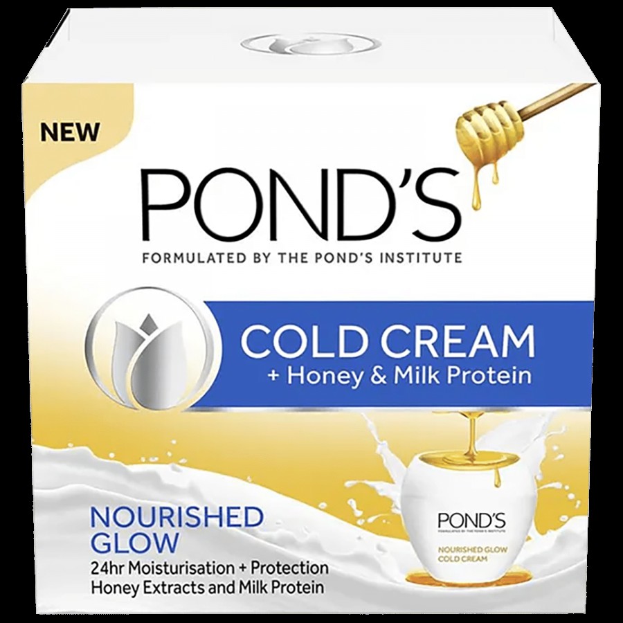 Ponds Cold Cream + Honey & Milk Protein