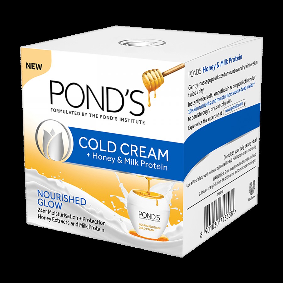 Ponds Cold Cream + Honey & Milk Protein