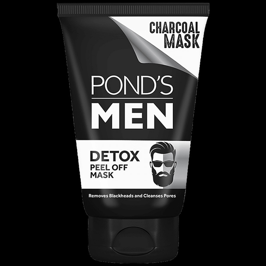 Ponds Men Activated Charcoal Detox Peel Off Mask