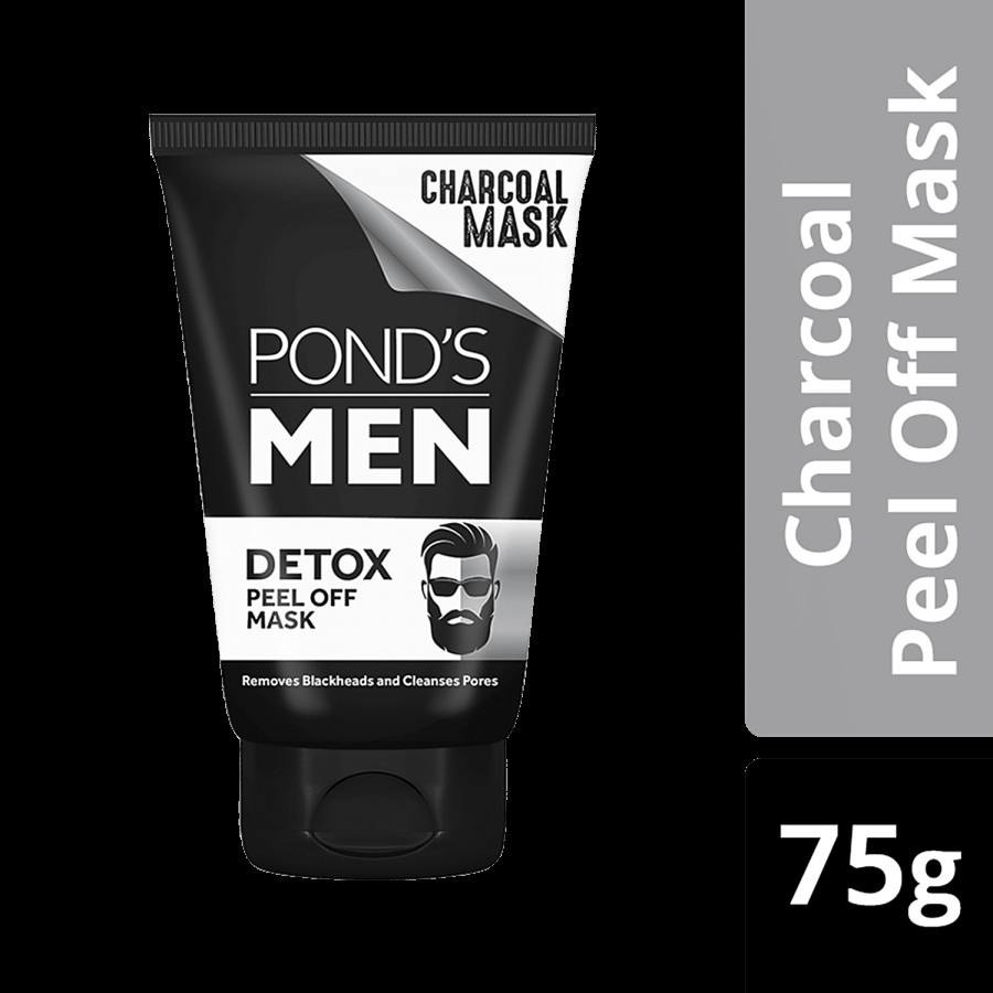 Ponds Men Activated Charcoal Detox Peel Off Mask