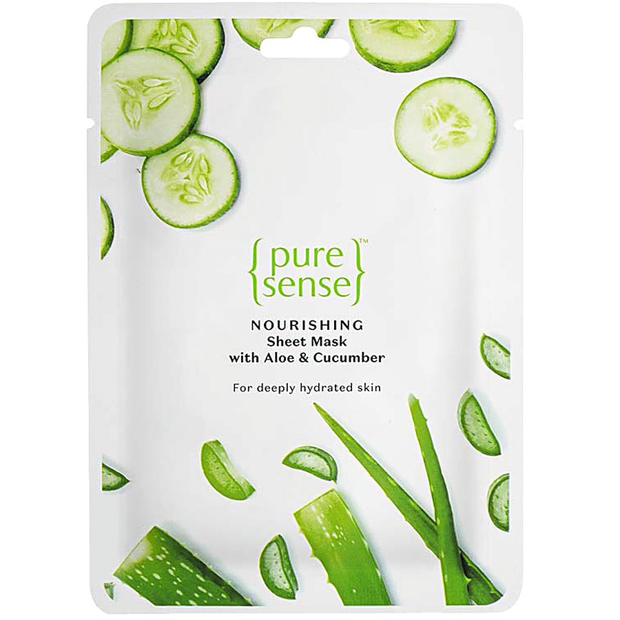 PureSense Nourishing Sheet Mask - Aloe Vera & Cucumber