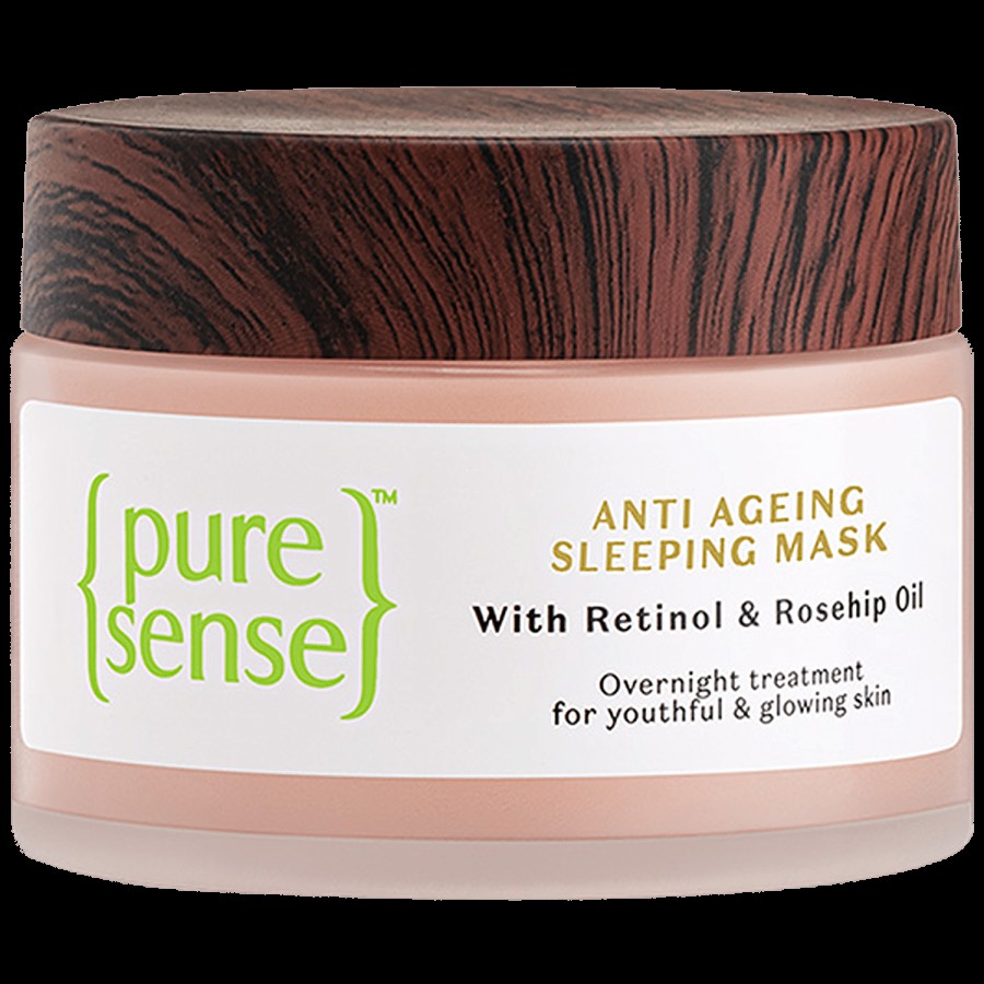 PureSense Anti-Ageing Sleeping Mask - Retinol & Rosehip Oil