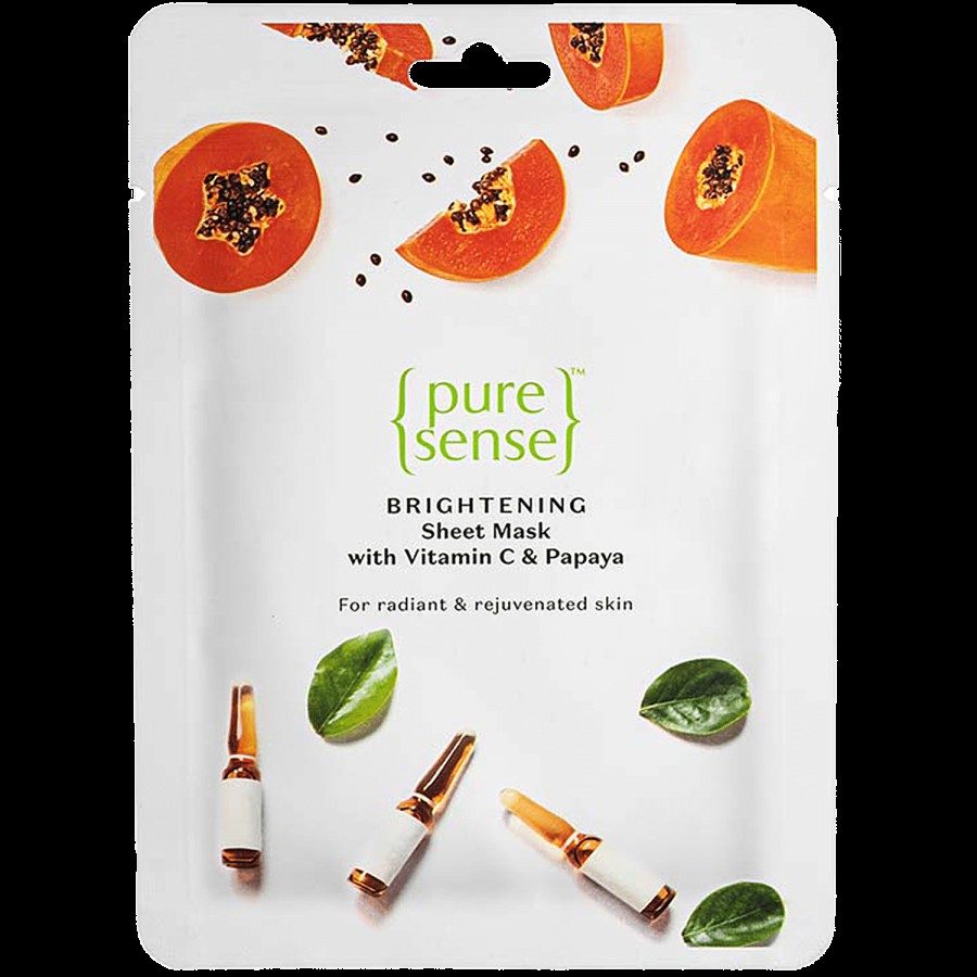 PureSense Brightening Sheet Mask - Vitamin C & Papaya