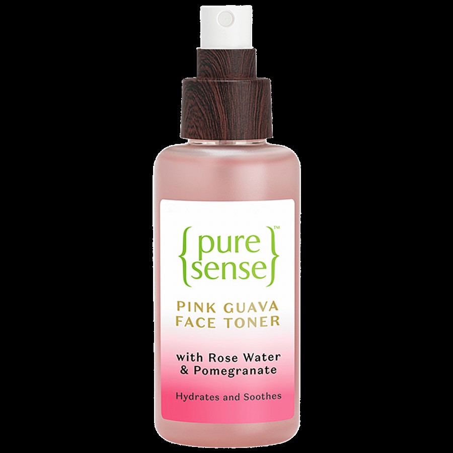 Pure Sense Pink Guava Face Toner - Rose Water & Pomegranate