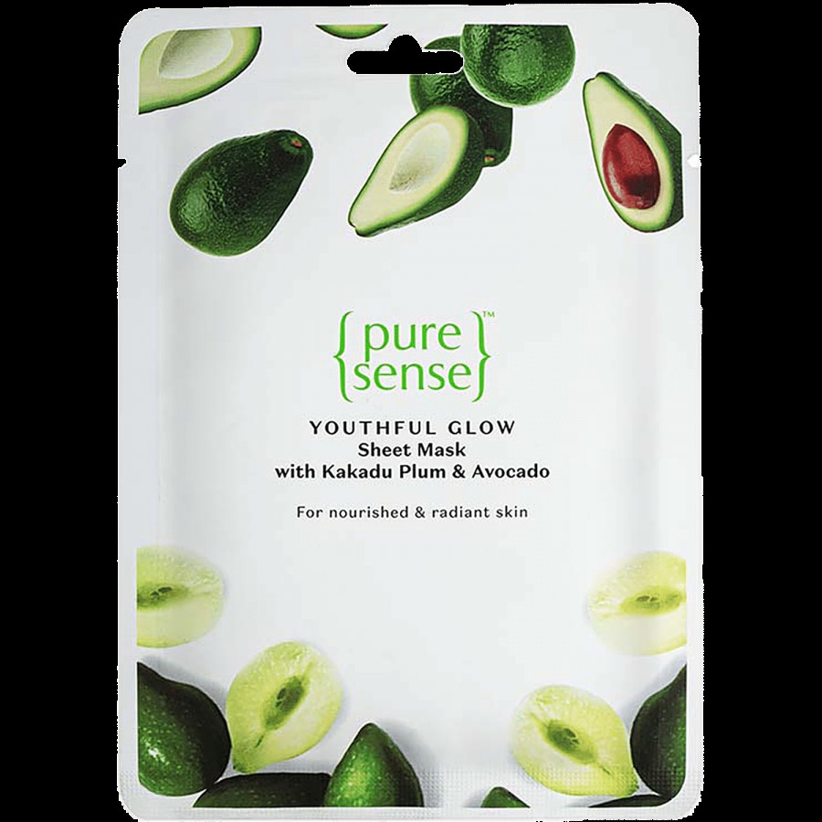 PureSense Youthful Glow Sheet Mask - Kakadu Plum & Avocado