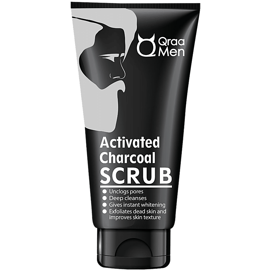 QRAA Activated Charcoal Scrub