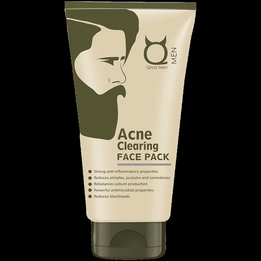 Qraa Men Acne Clearing Face Pack