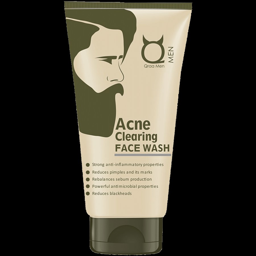 Qraa Men Acne Clearing Face Wash