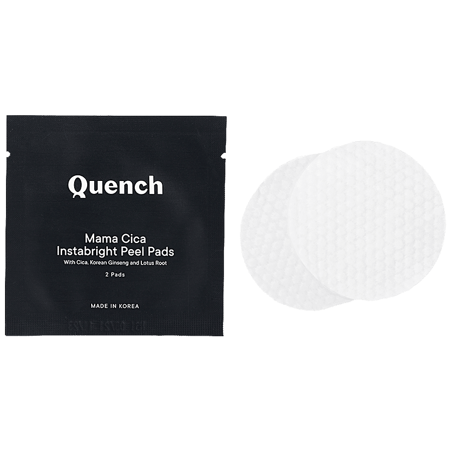 Quench Botanics Mama Cica Instabright Peel Pads - Korean Ginseng & Lotus Root