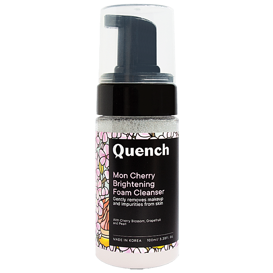 Quench Botanics Mon Cherry Brightening Foam Cleanser - Cherry Blossom