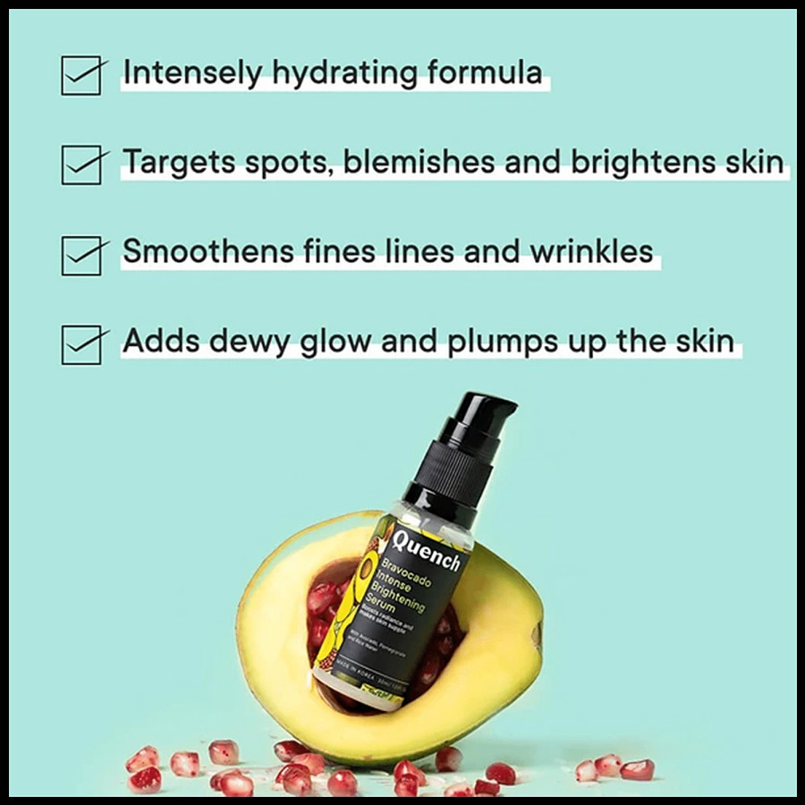 Quench Botanics Bravocado Intense Brightening Serum - Avocado