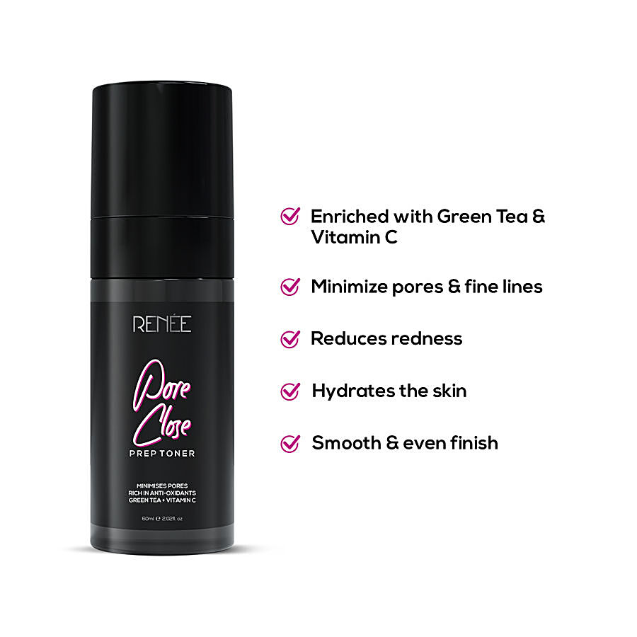 RENEE Pore Close Prep Toner-Helps minimize pores & fine lines  Reduces redness & soothes