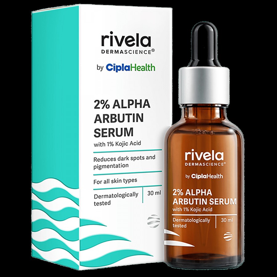 RIVELA DERMASCIENCE 2% Alpha Arbutin Serum - 1% Kojic Acid