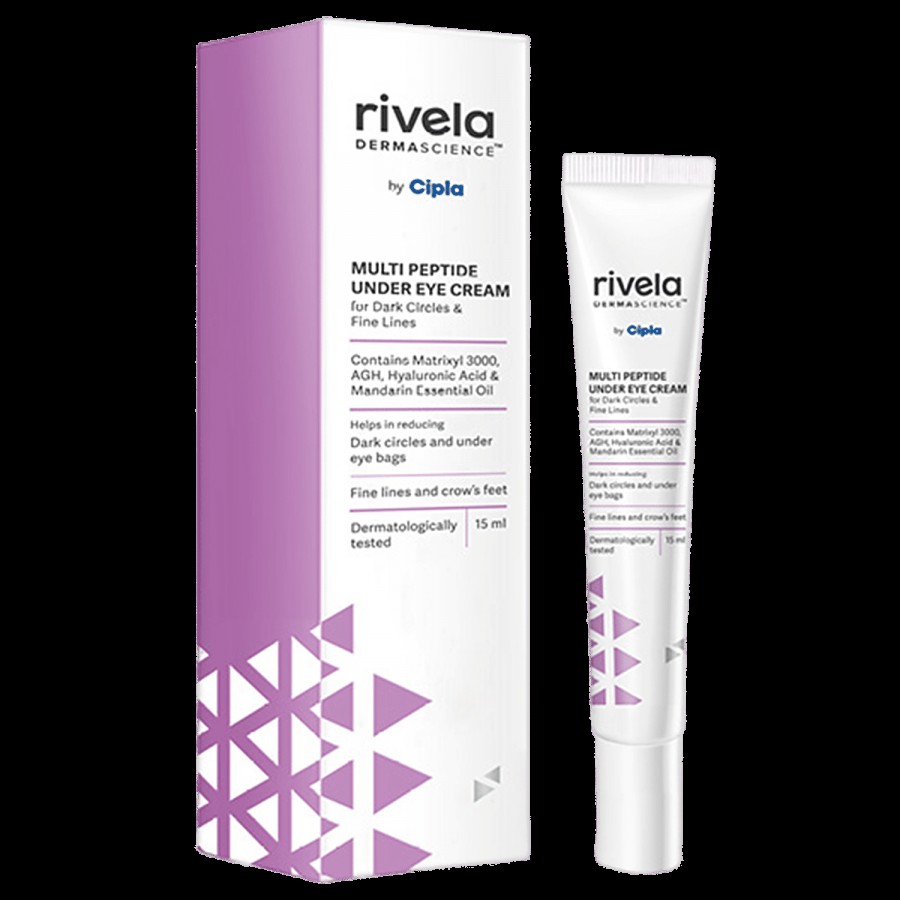 RIVELA DERMASCIENCE Multi-Peptide Under Eye Cream