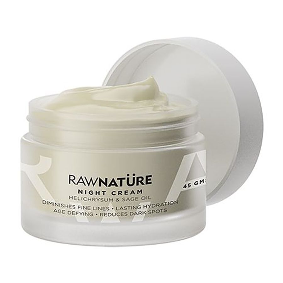 RawNature Night Cream - Helichrysum & Sage Oil