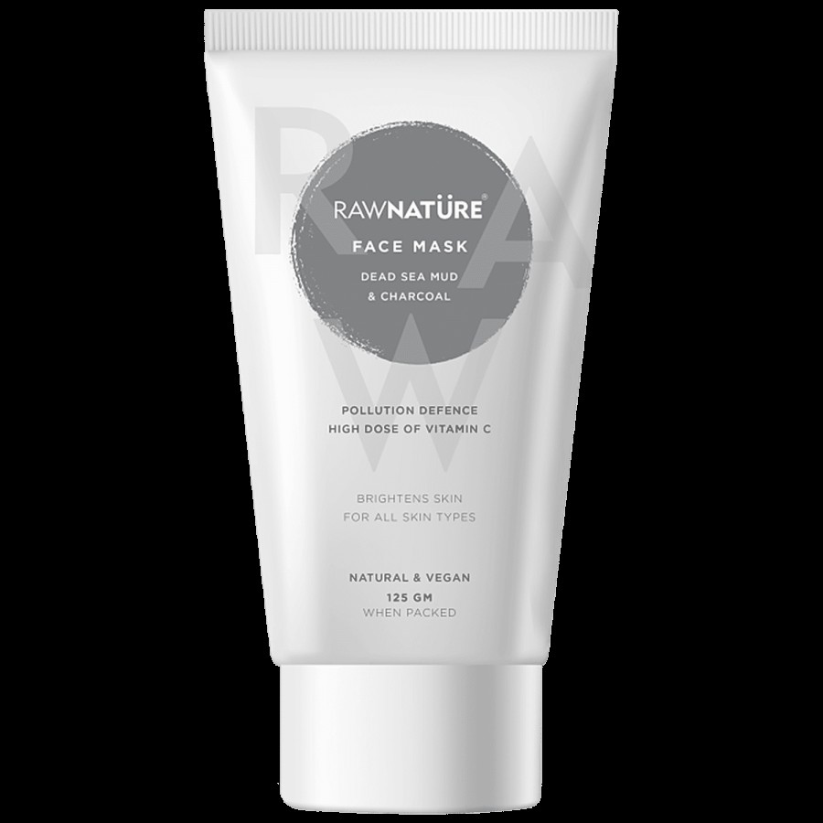 RawNature Dead Sea Mud & Charcoal Face Mask