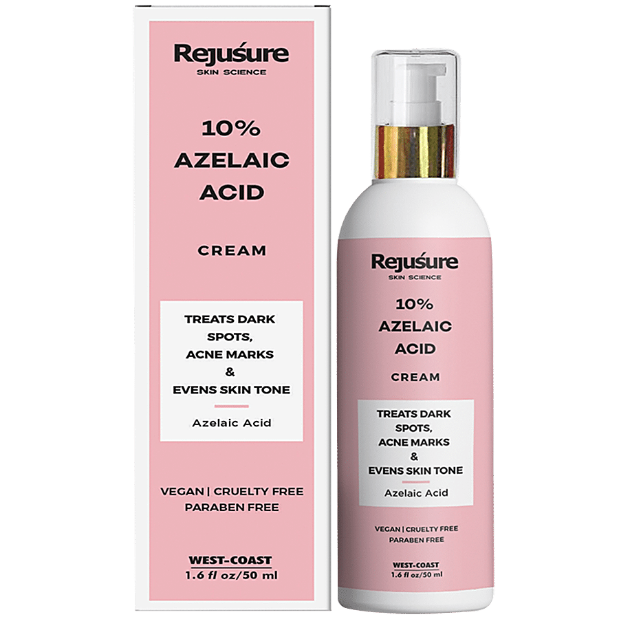 Rejusure 10% Azelaic Acid Cream - Treats Dark Spots