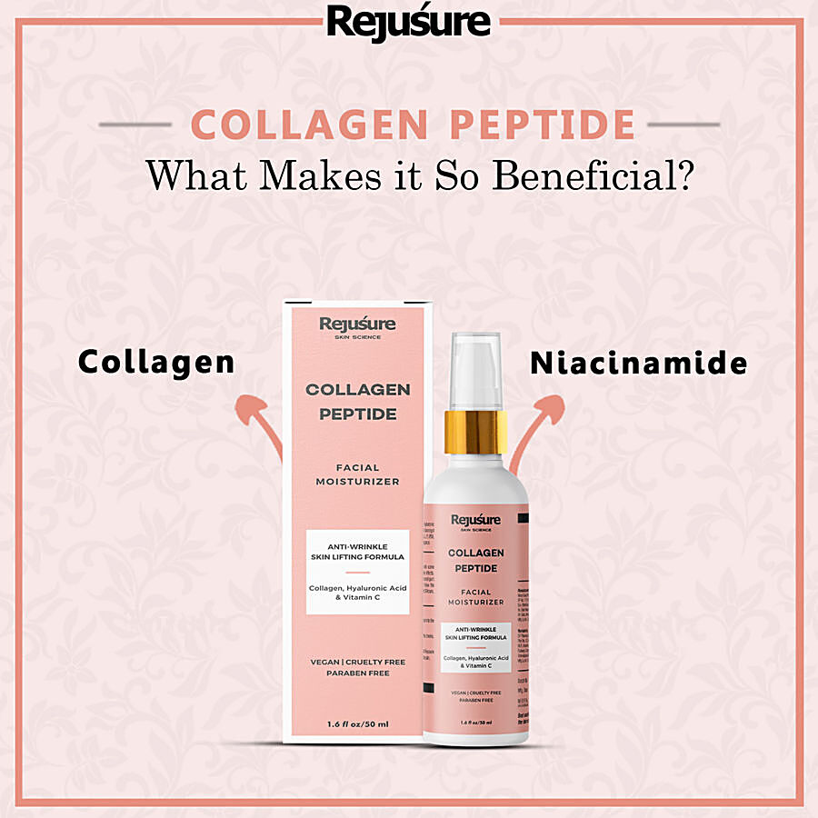 Rejusure Collagen Peptide Facial Moisturiser- Anti-Wrinkle Skin Lifting Formula