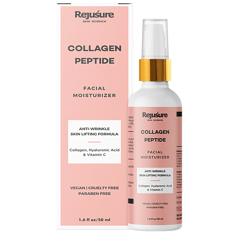 Rejusure Collagen Peptide Facial Moisturiser- Anti-Wrinkle Skin Lifting Formula