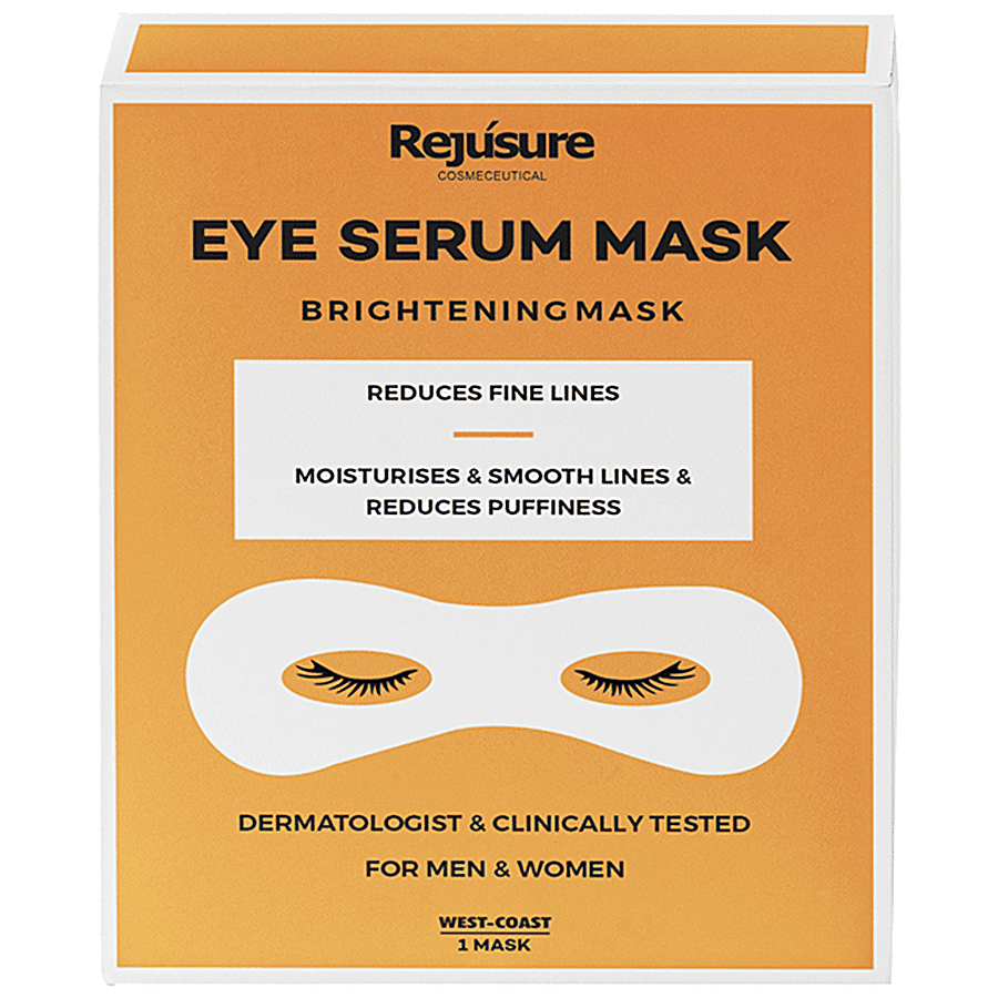 Rejusure Eye Brightening Serum Mask - Reduces Fine Lines