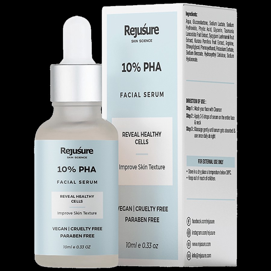 Rejusure 10% PHA Face Serum - For Blemish Care