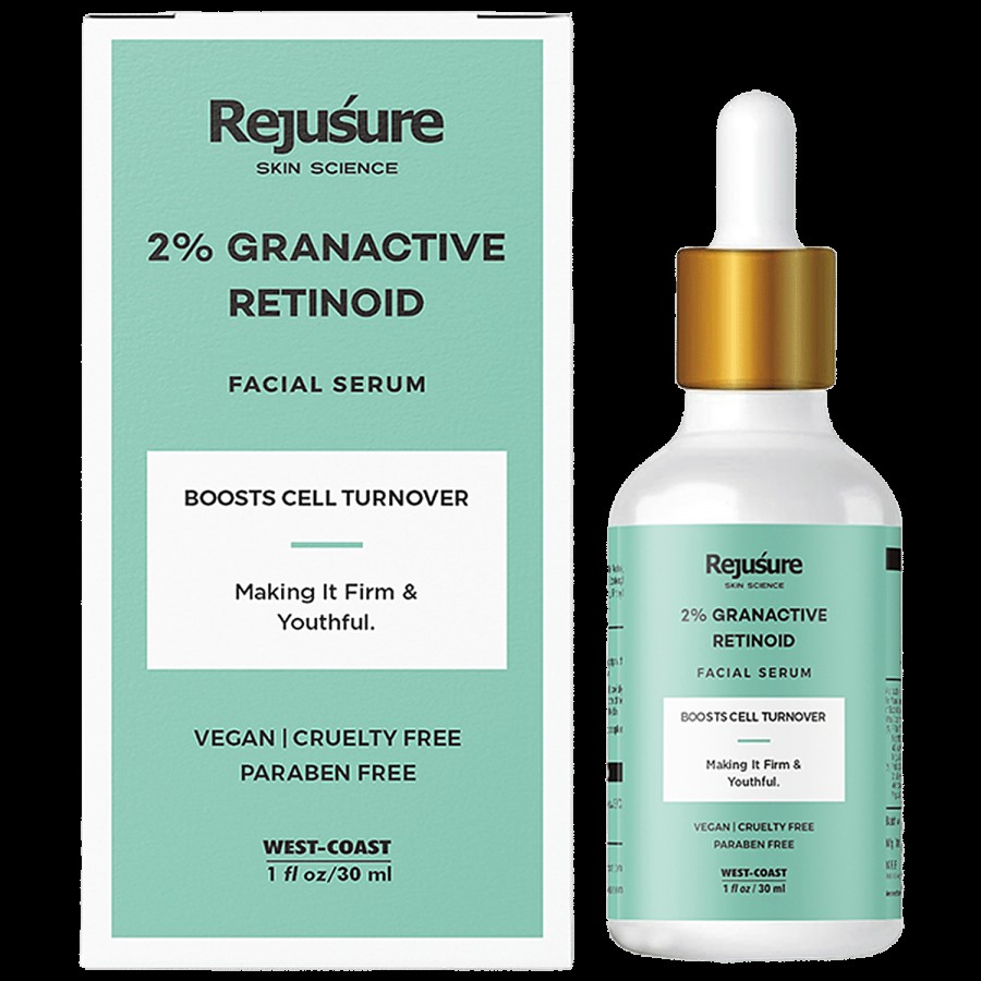 Rejusure 2% Granactive Retinoid Facial Serum - Boosts Cell Turnover