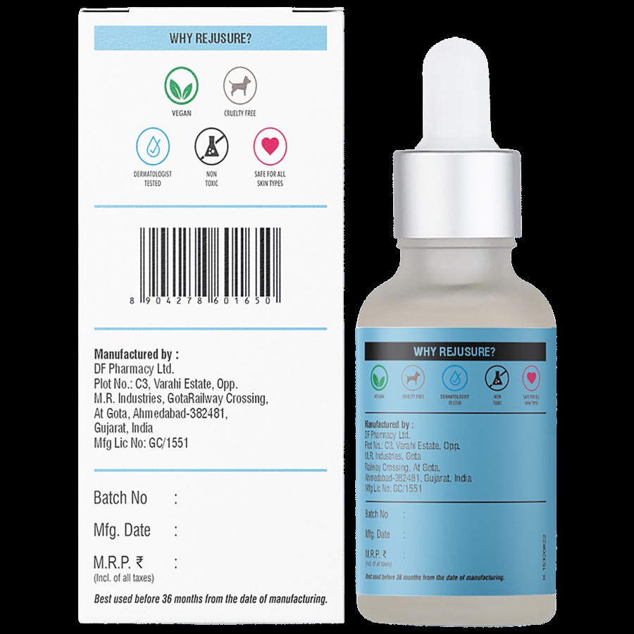 Rejusure 2% Tranexamic Acid Facial Serum - Targets Hyperpigmentation