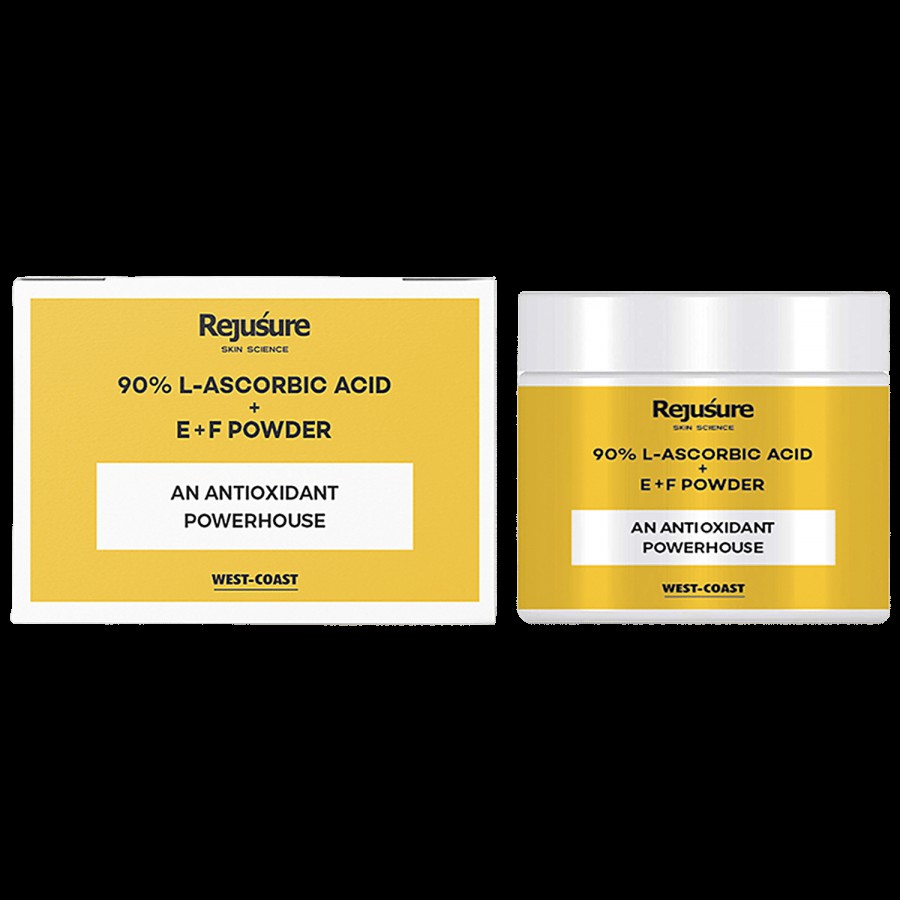 Rejusure 90% L-Ascorbic Acid + E+F Powder - Reduce Hyperpigmentation