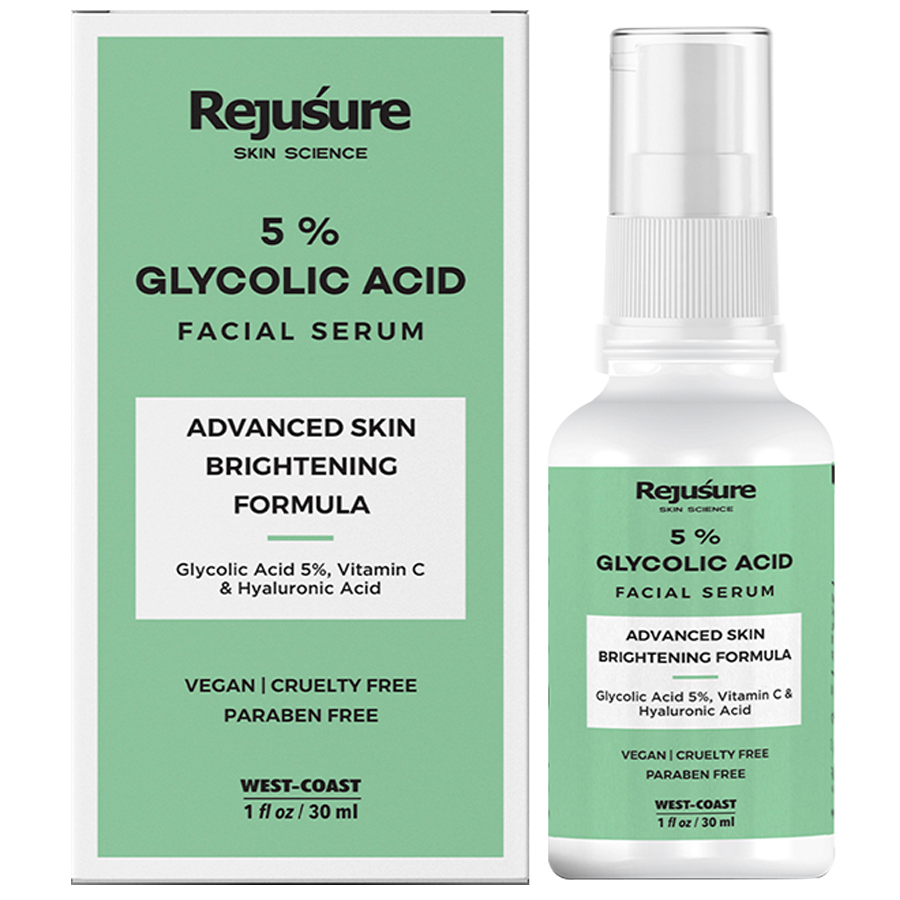 Rejusure Glycolic Acid Serum - Advanced Skin Brightening Formula