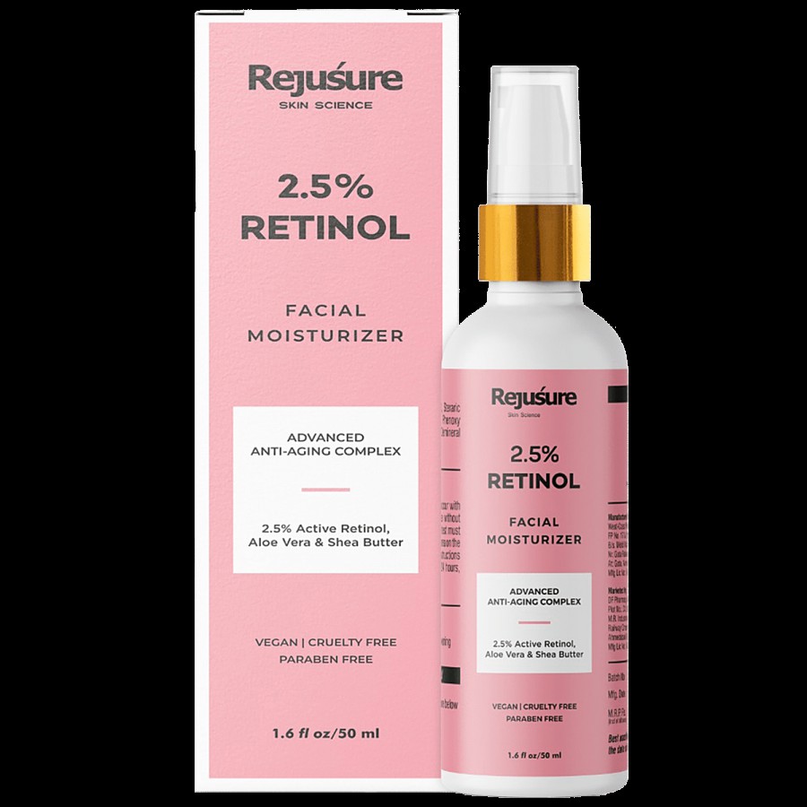 Rejusure Retinol Facial Moisturiser - Anti-Aging Complex