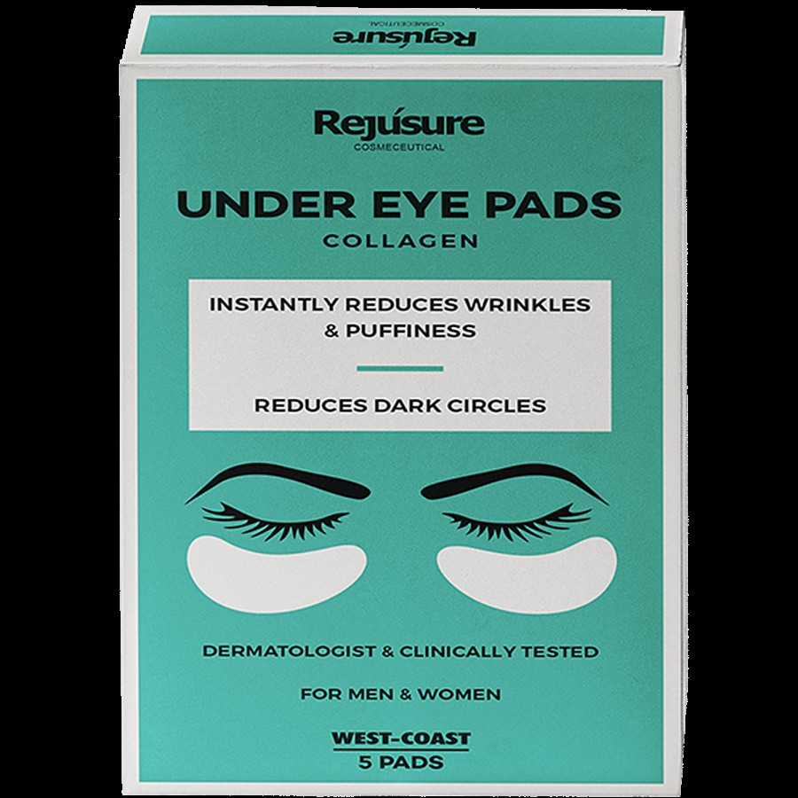 Rejusure Under Eye Pads With Collagen - Instantly Reduces Wrinkles