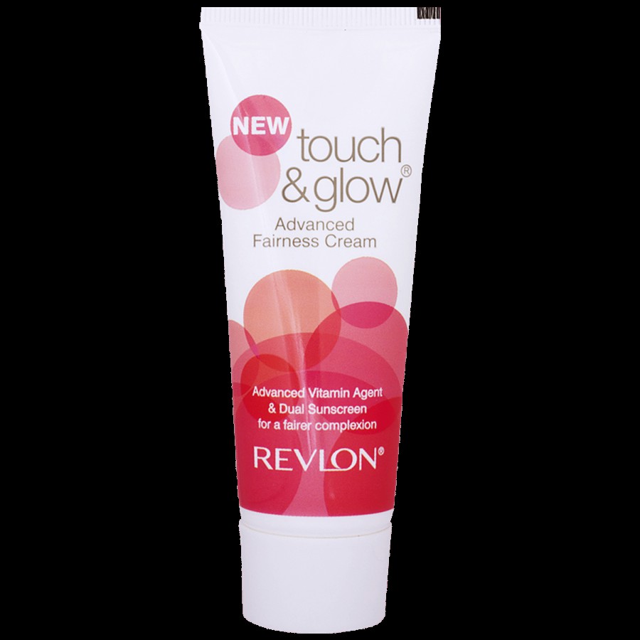 Revlon Touch & Glow Advanced Fairness Cream - Vitamin Agents & Dual Sunscreen