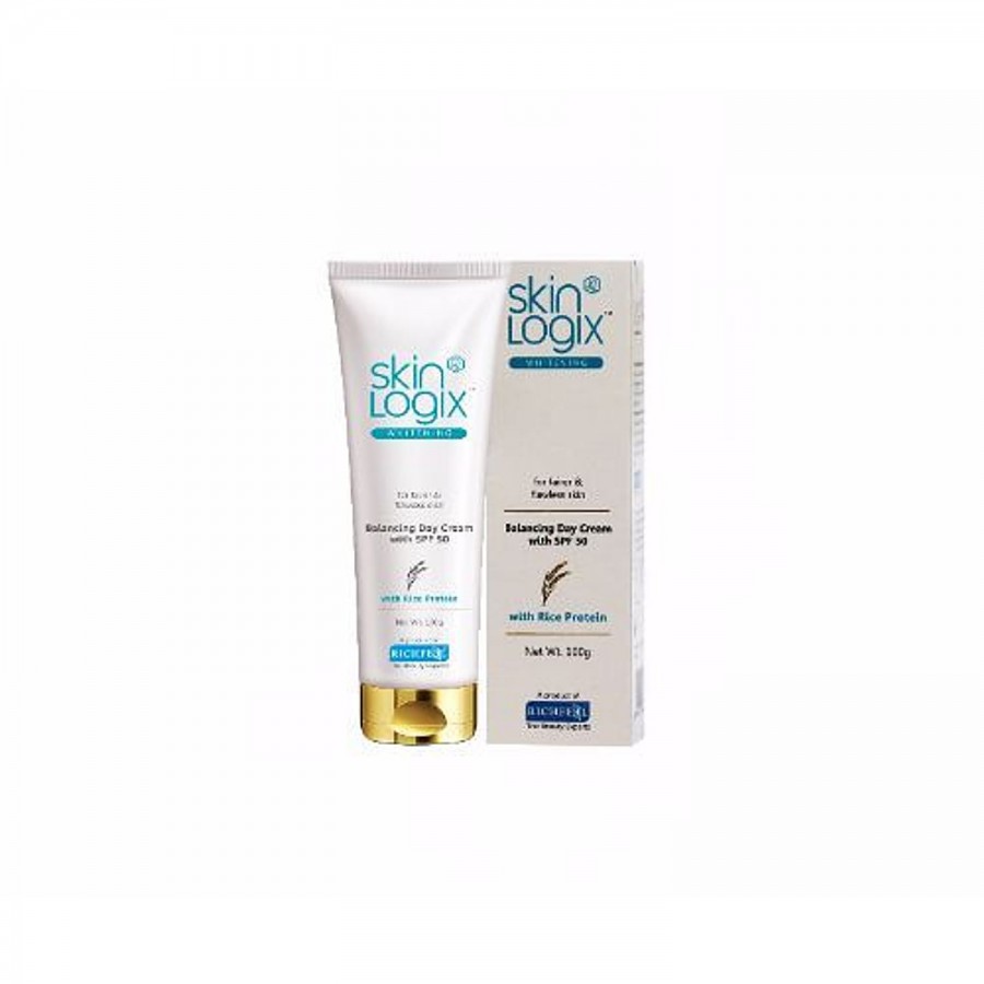 Richfeel Skin Logix Whitening Balancing Day Cream Spf 50 100G