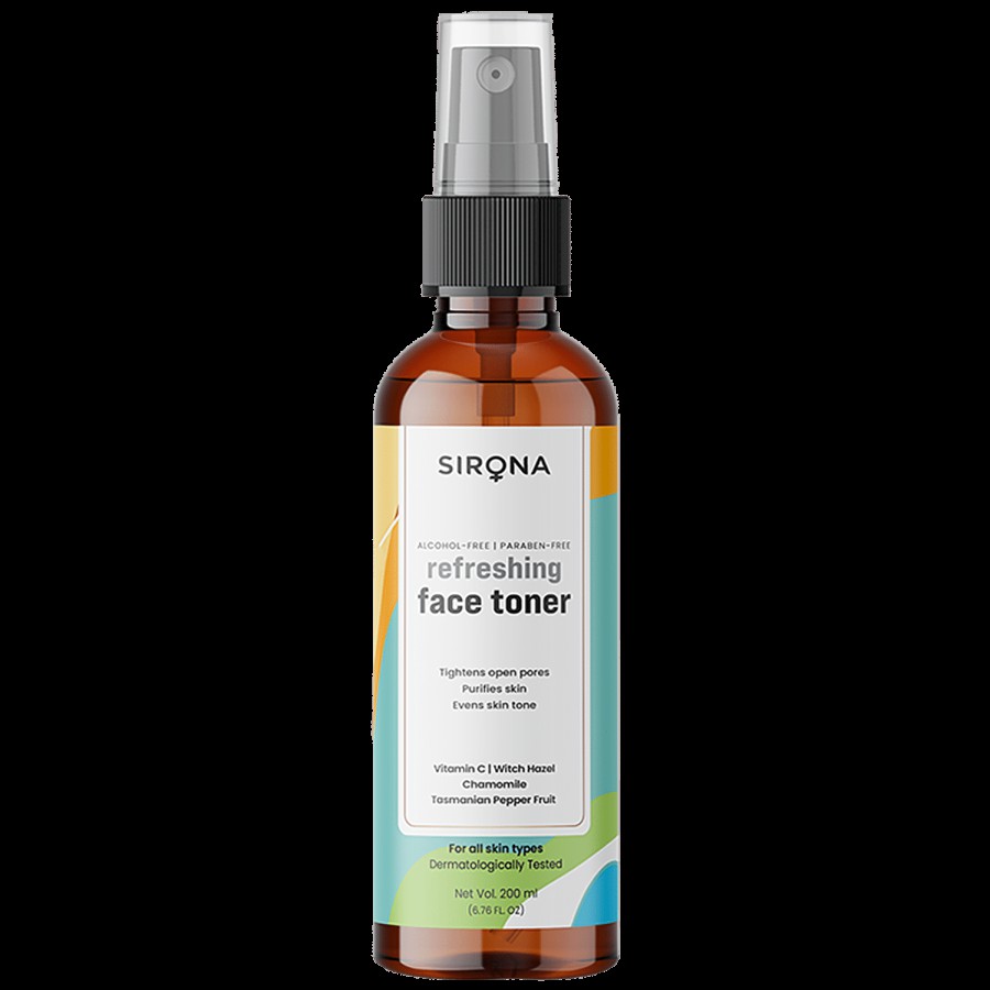 SIRONA Refreshing Vitamin C Face Toner â€“ 200 ml | Pore Tightening Toner