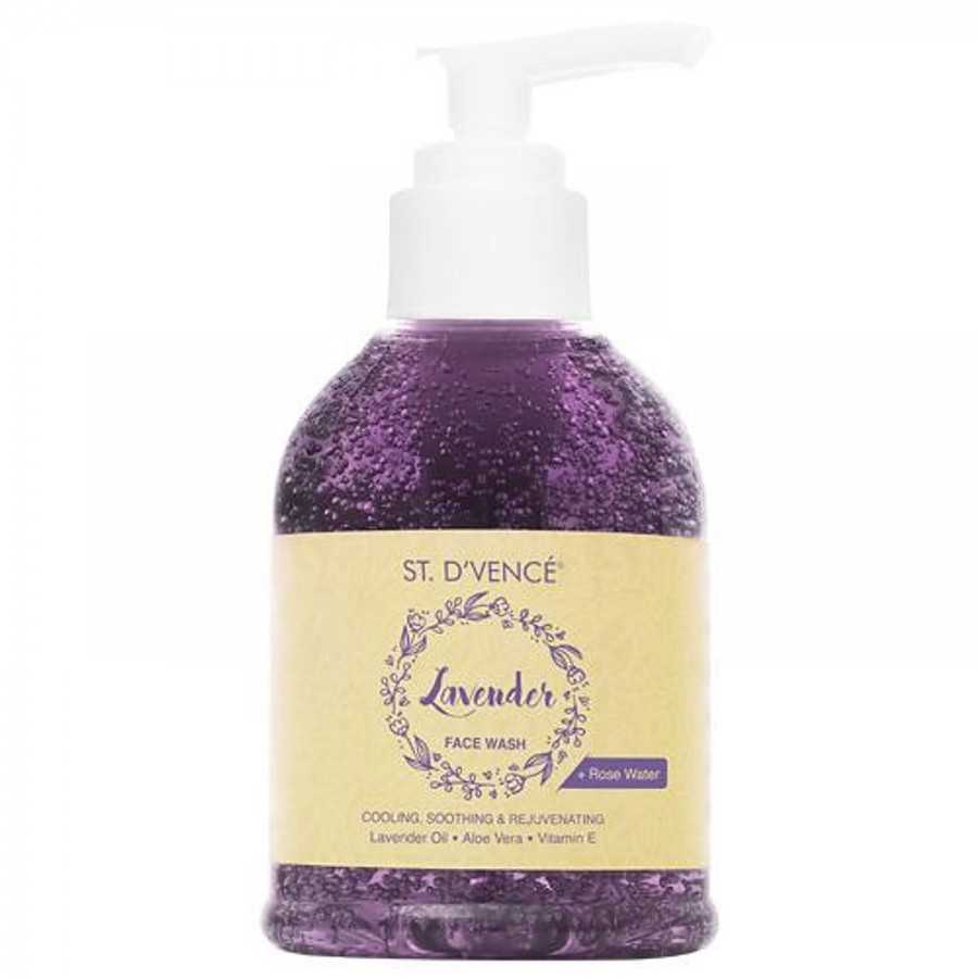 ST. Dvence Face Wash - French Lavender Oil & Rose Water