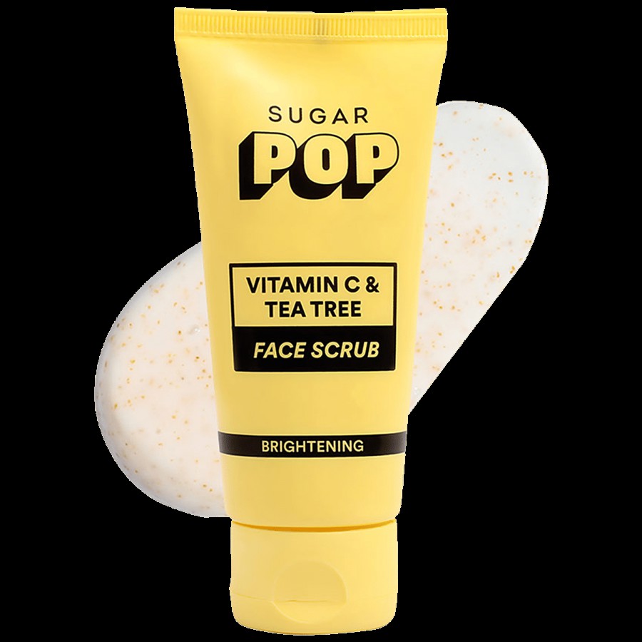 SUGAR POP Vitamin C & Tea Tree Face Scrub - Exfoliating