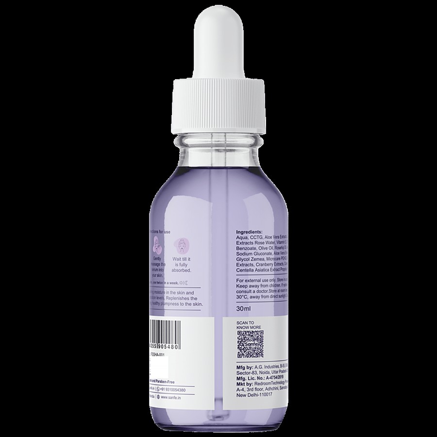 Sanfe Promise 2% Hyaluronic Acid Face Serum Shots - For Intense Hydration