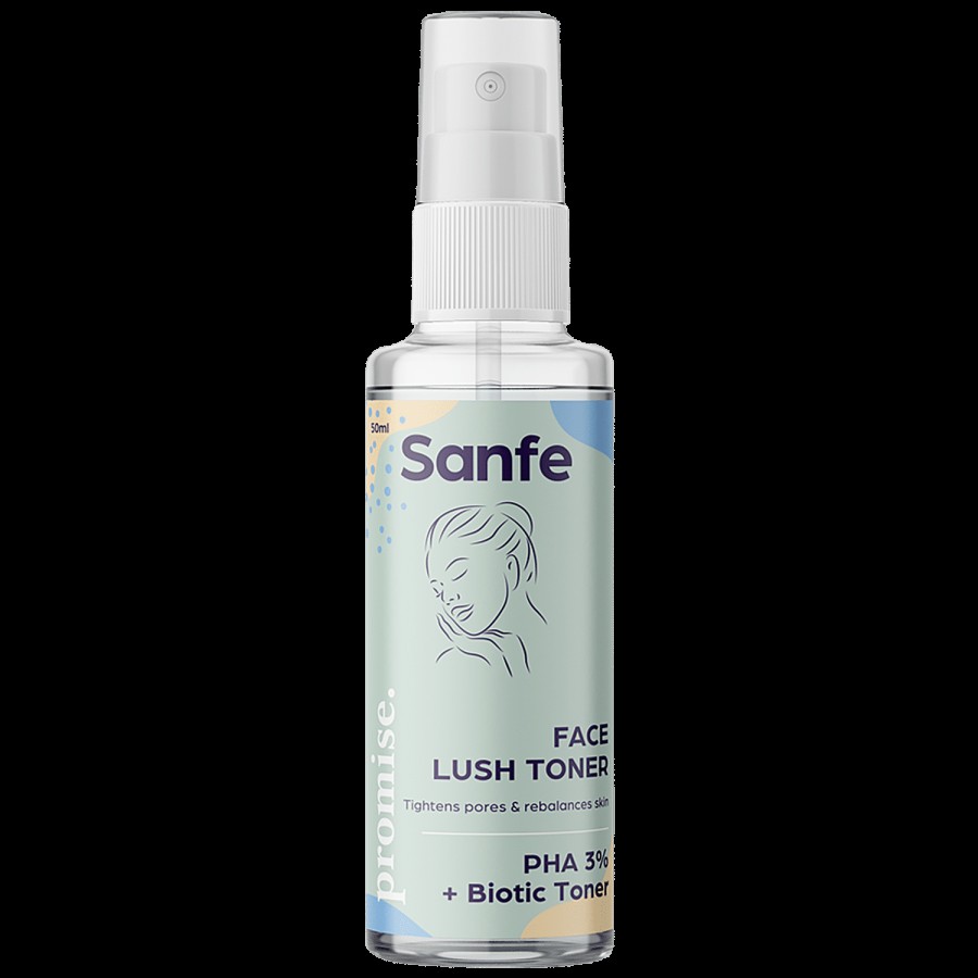 Sanfe Promise 3% PHA Face Lush Toner - For Pore Tightening & Mild Exfoliation