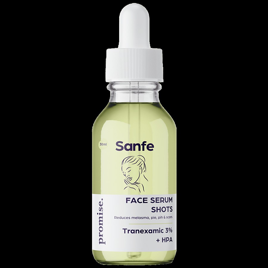 Sanfe Promise 3% Tranexamic Face Serum Shots - Reduces Melasma