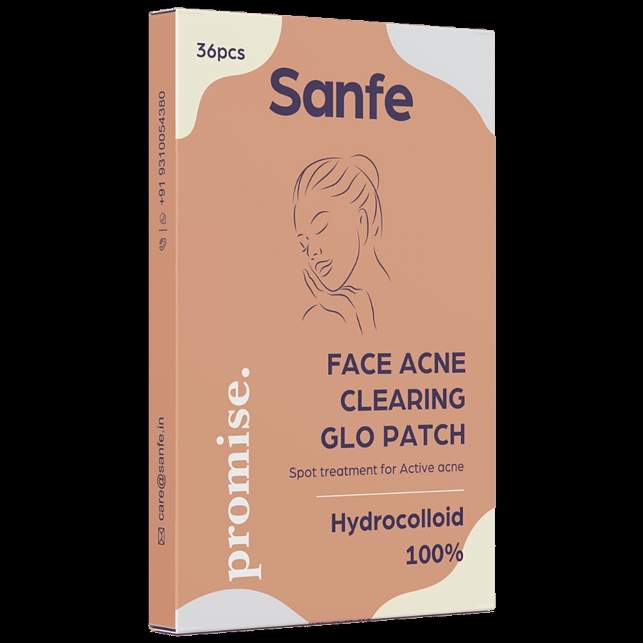 Sanfe Promise Face Acne Clearing Glo Patch - Used As Spot Treatment