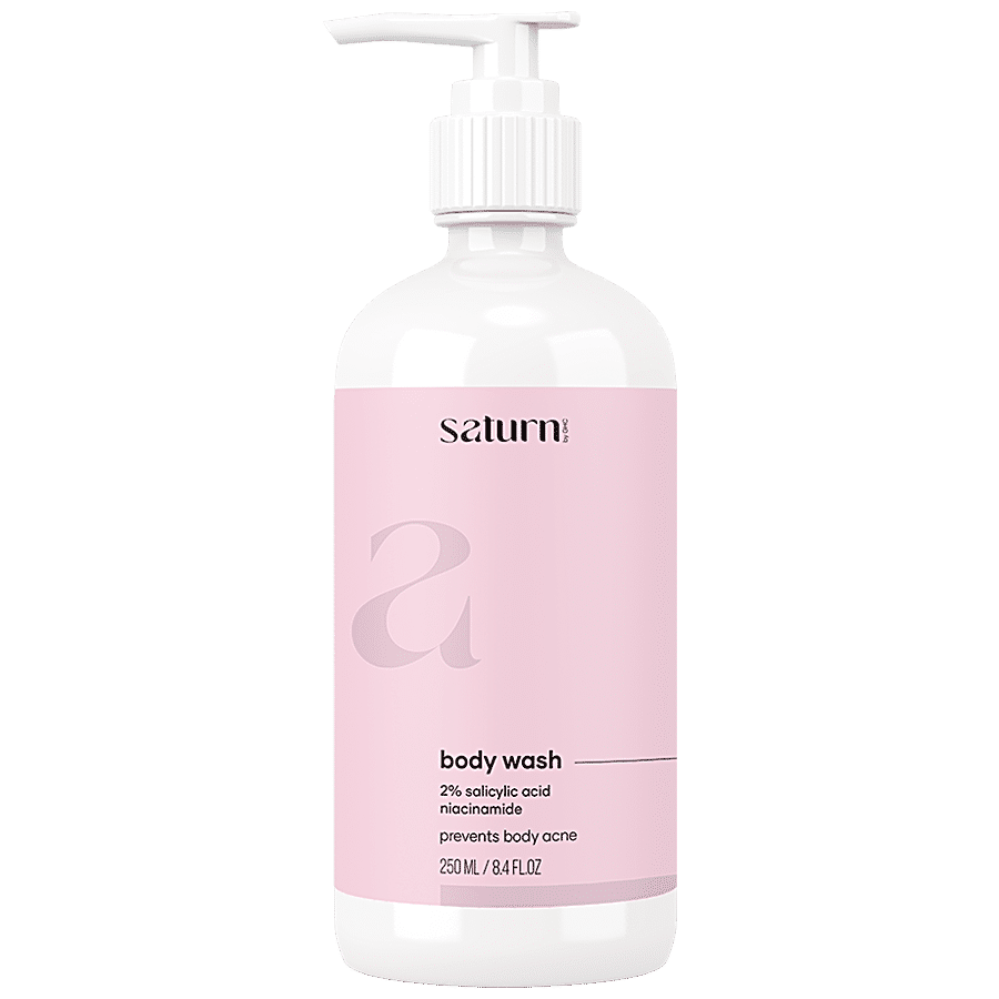 Saturn 2% Salicylic Acid Body Wash With Niacinamide - Prevents Acne